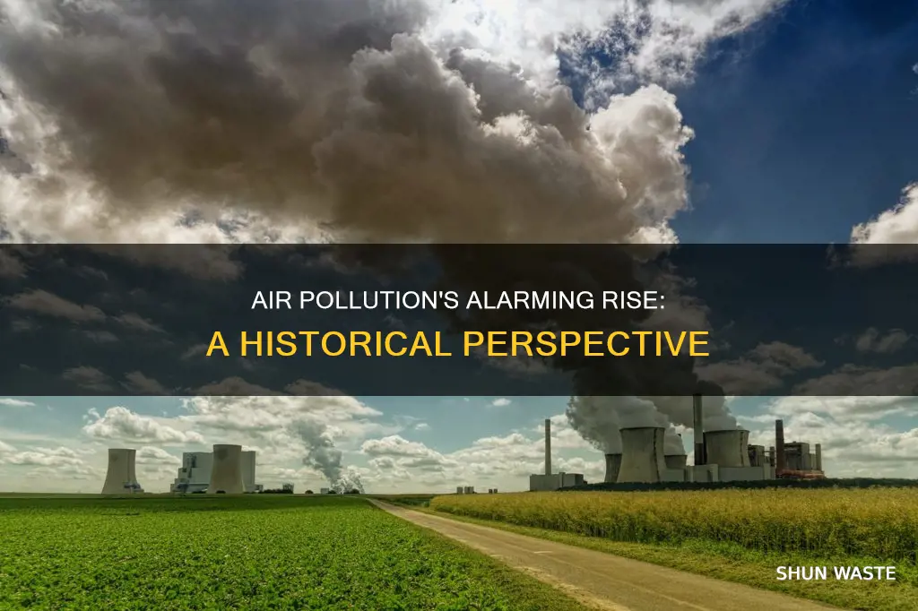 how has air pollution increased over the years