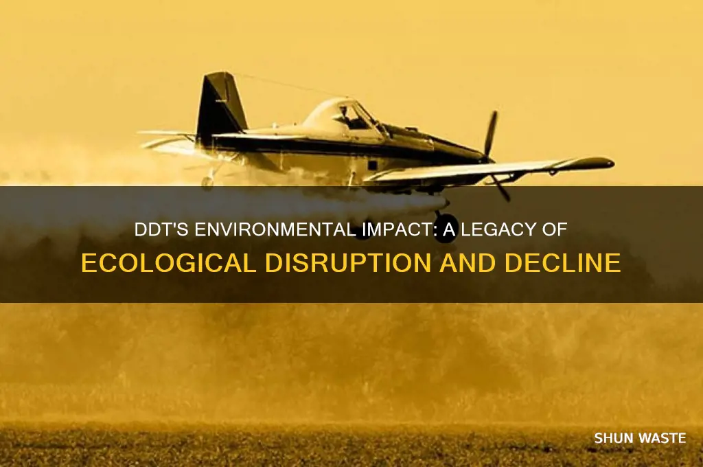 how has ddt affected the environment