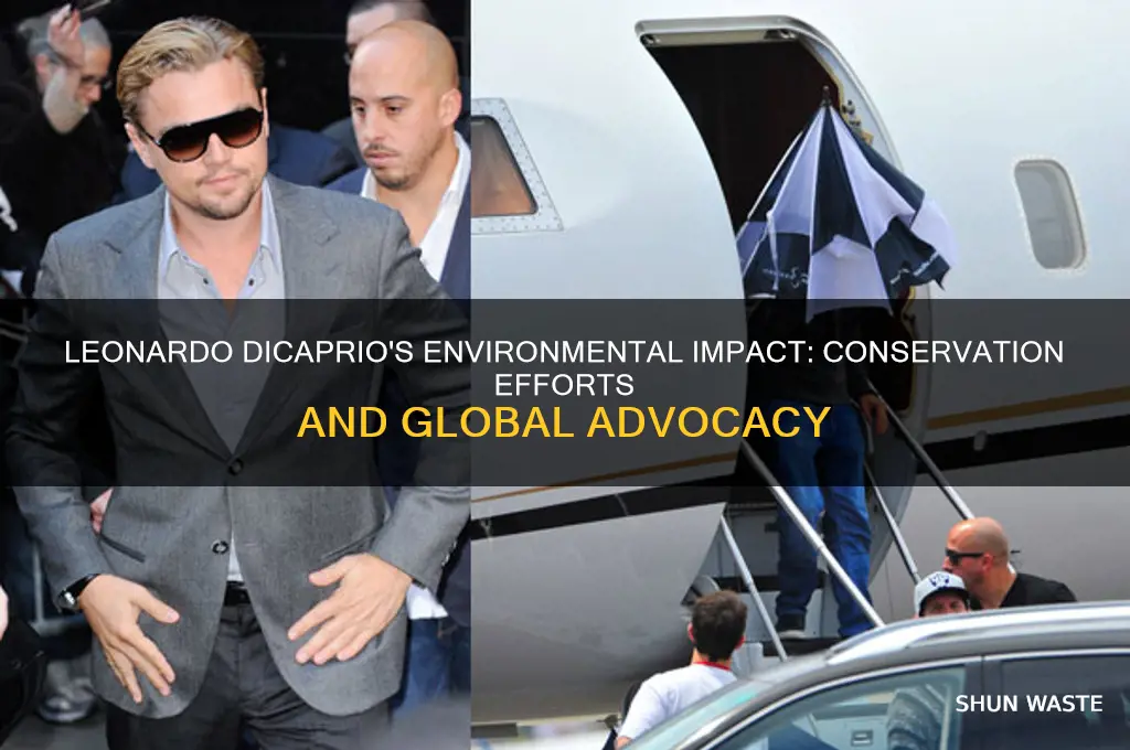 how has leonardo dicaprio helped the environment