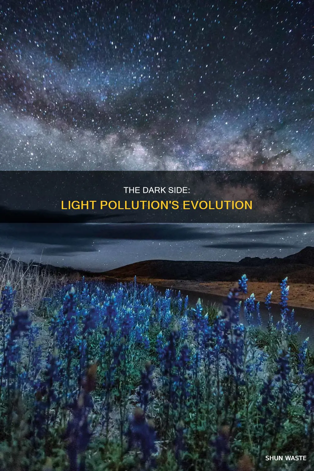 how has light pollution changed over time