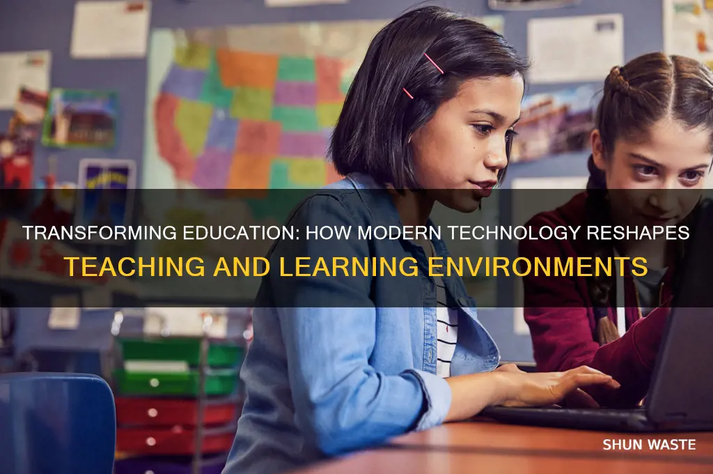 how has modern technology changed teaching and learning environments