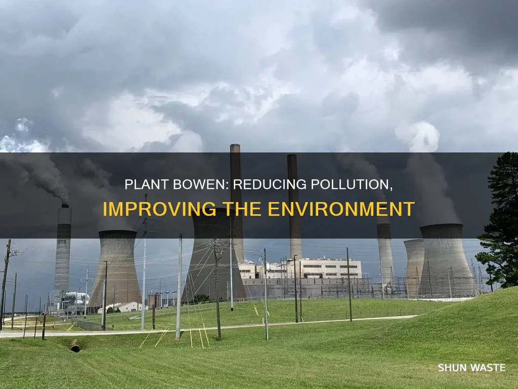 how has plant bowen reduced pollution