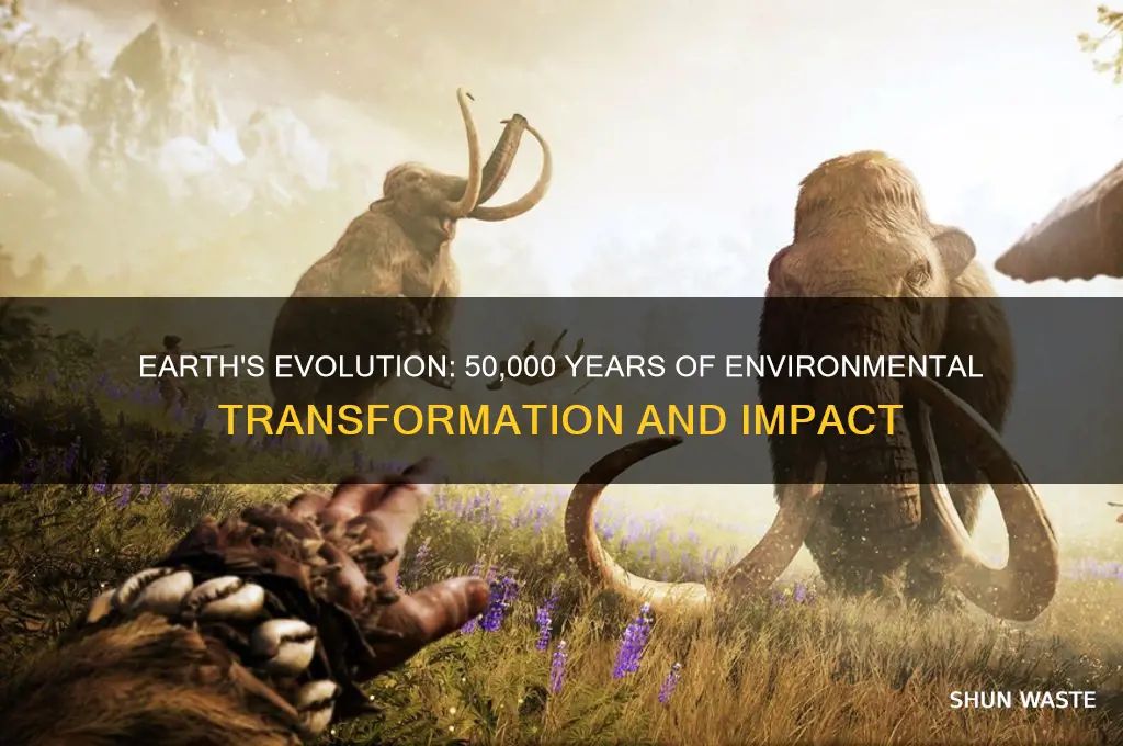 how has the environment changed over the past 50000 years