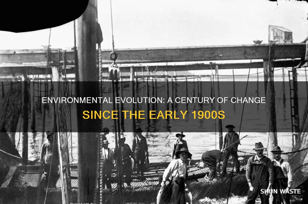how has the environment changed since 1908s