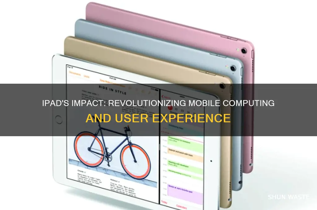 how has the ipad changed the mobile environment