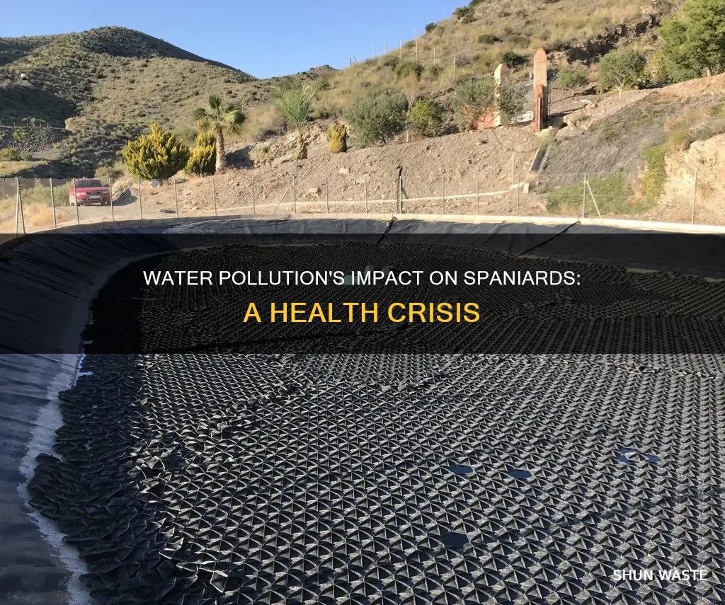 how has the water pollution affectd the people in spain