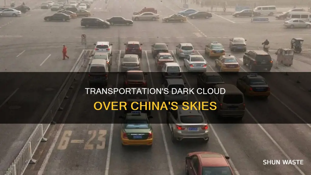 how has transportation increase air pollution in chna