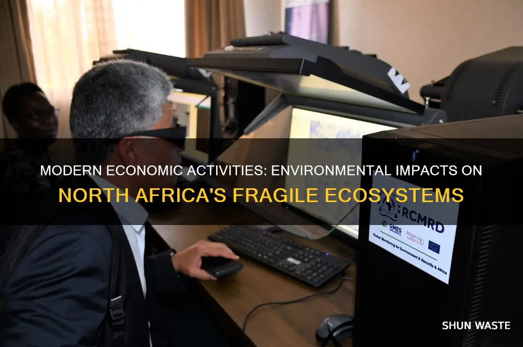 how have modern economic activities impacted north africa