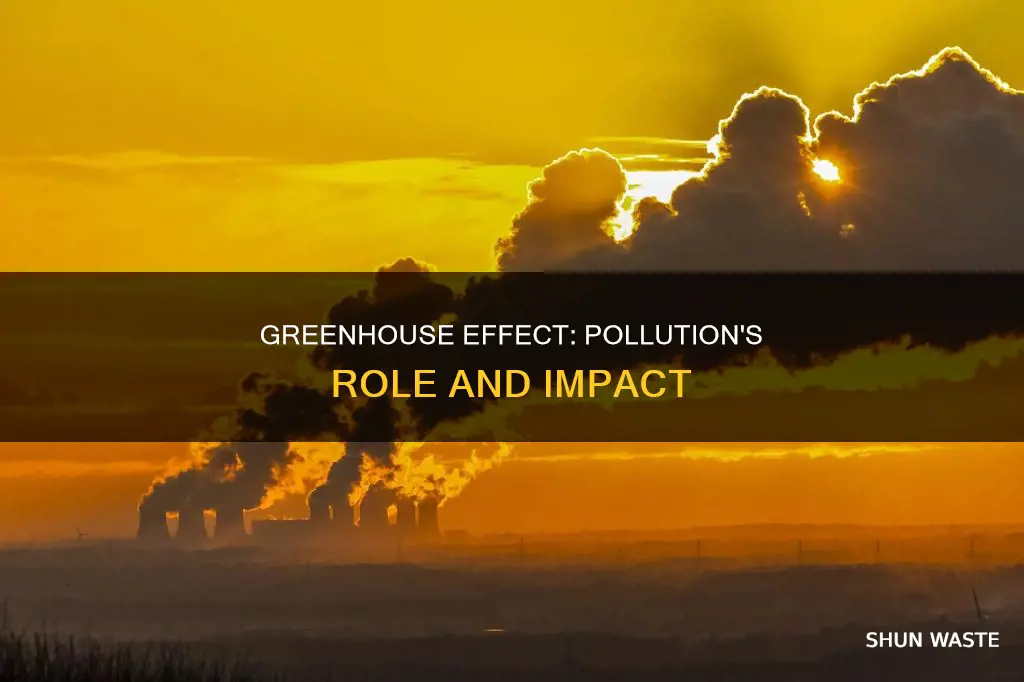 how have pollution attributed ot the green house effect