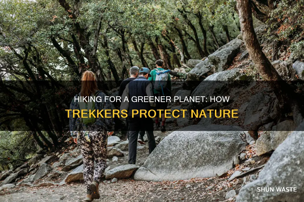 how hikers help the environment