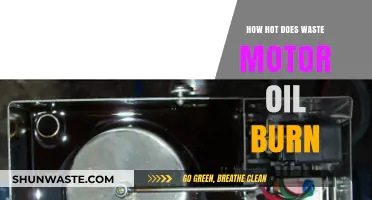 Waste Motor Oil Burning Temperatures: Understanding the Heat Intensity