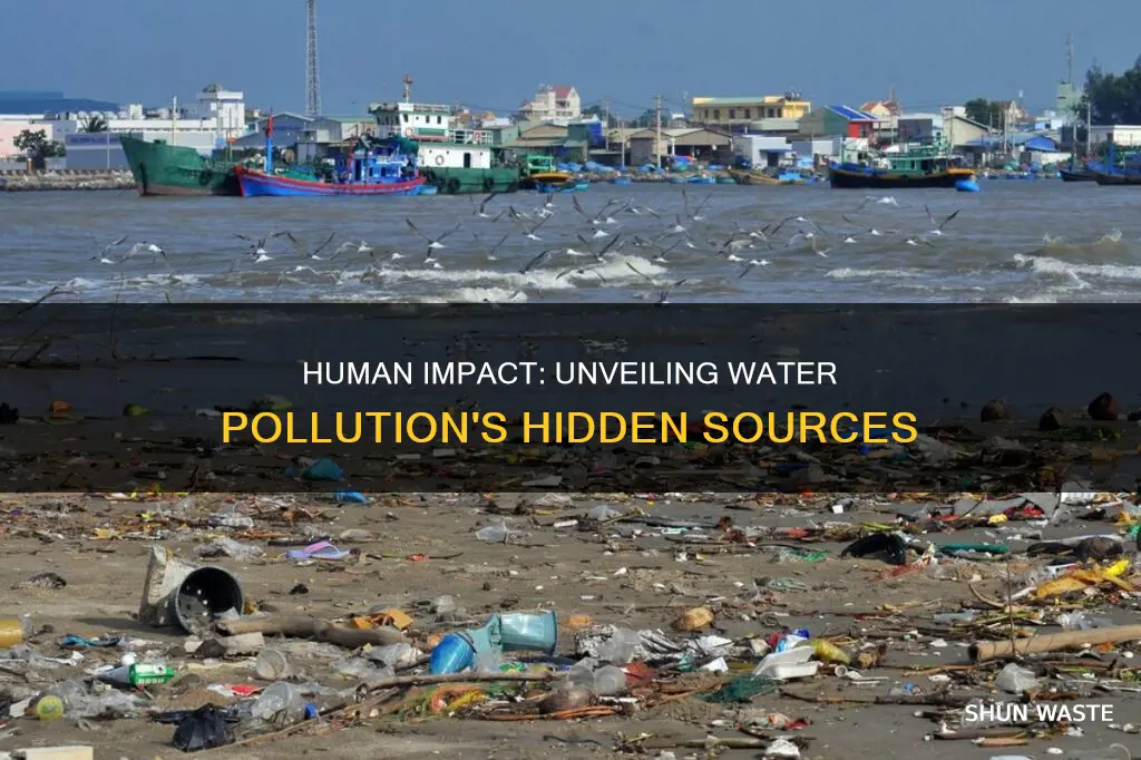 how human activities contribute to water pollution