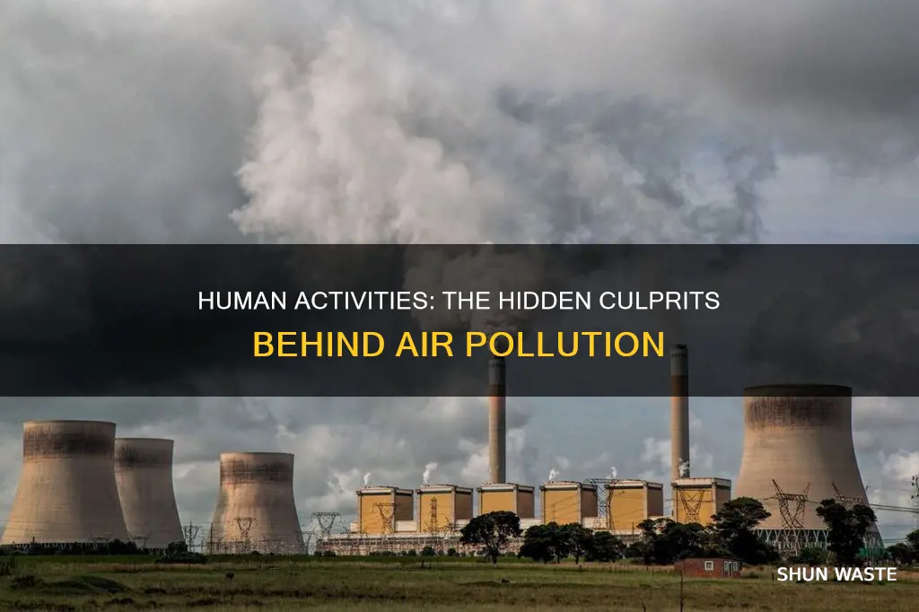 how human activities have caused air pollution