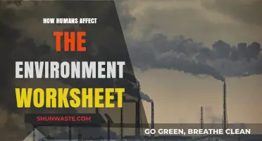 Human Impact on Nature: Exploring Our Environmental Footprint Worksheet