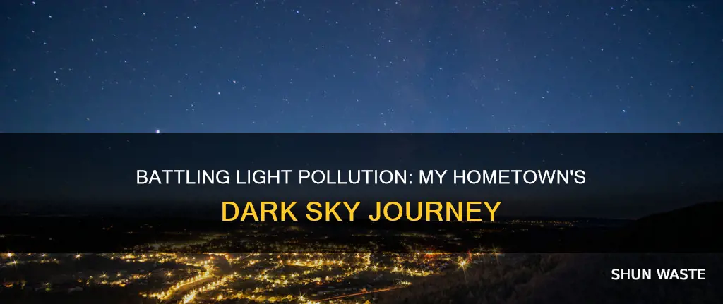 how i beat light pollution in my home town
