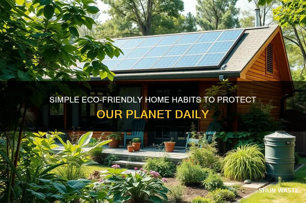 how i can help the environment at home