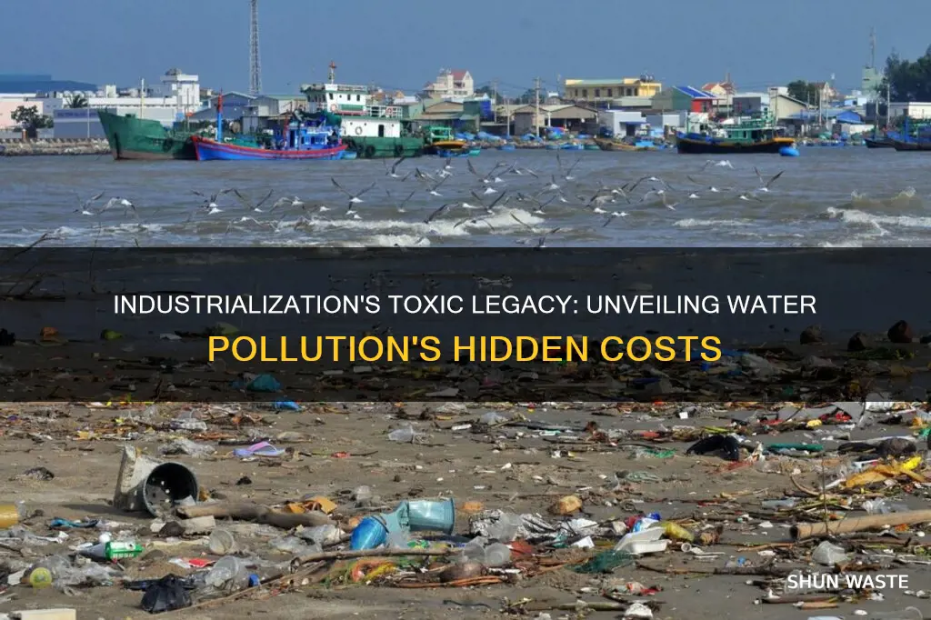 how industrialization is responsible for water pollution