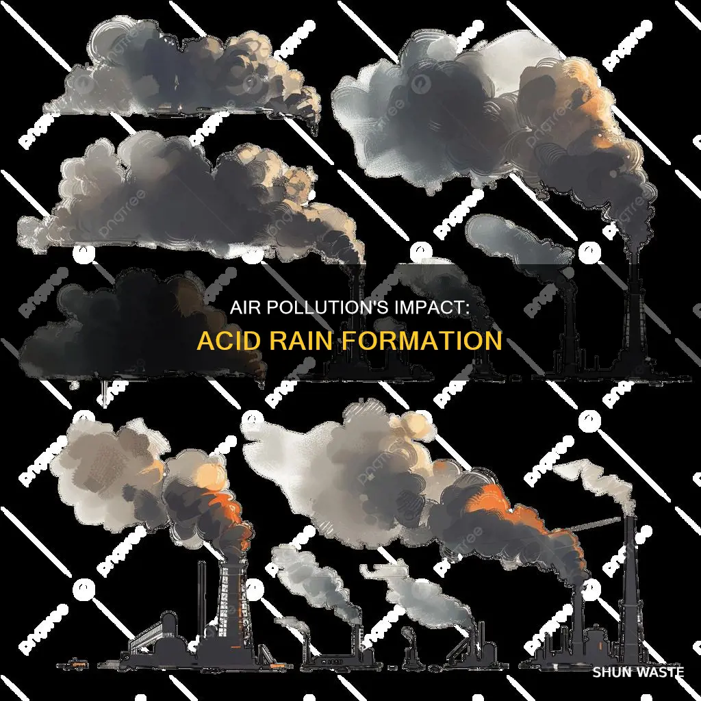how is acid rain caused by air pollution