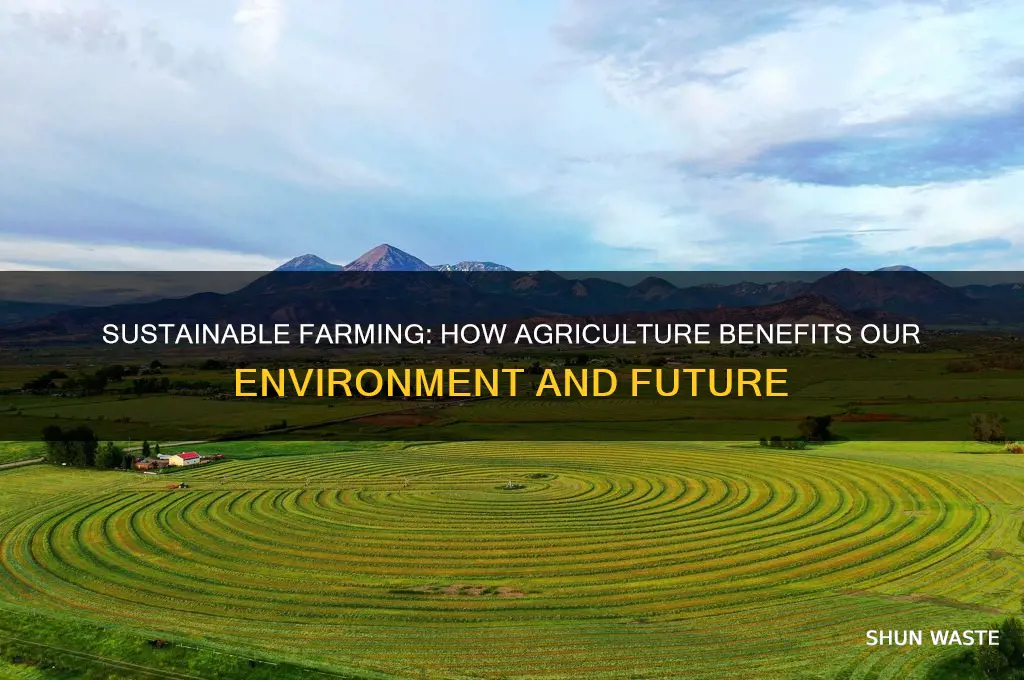 how is agriculture good for the environment