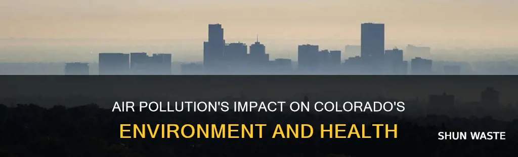 how is air pollution affecting colorado