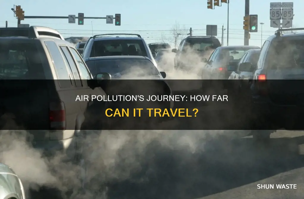 how is air pollution transported