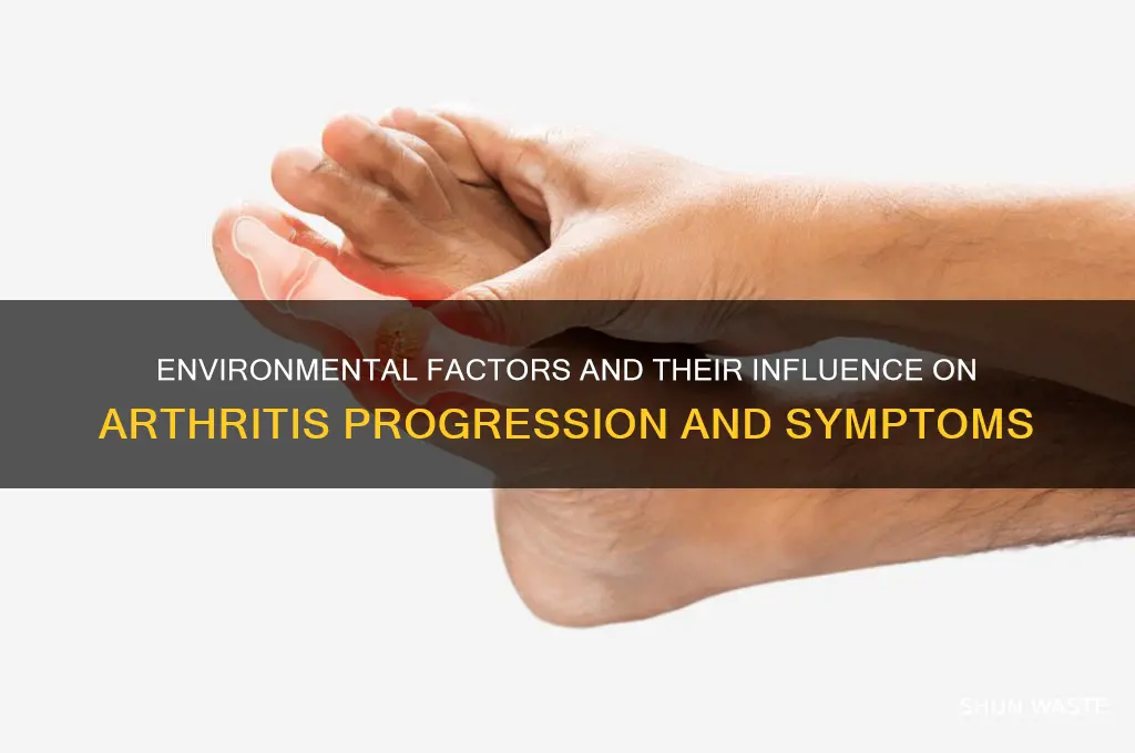 how is arthis disease is impacted by the environment