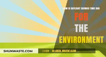 Daylight Savings Time: Unintended Environmental Consequences and Negative Impacts