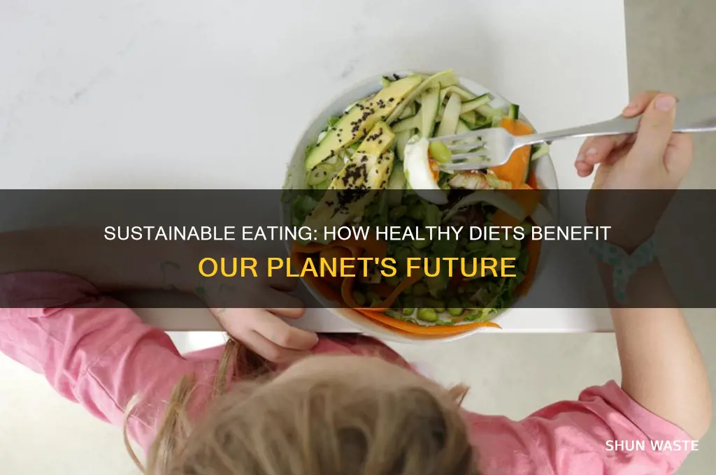 how is eating healthy good for the environment