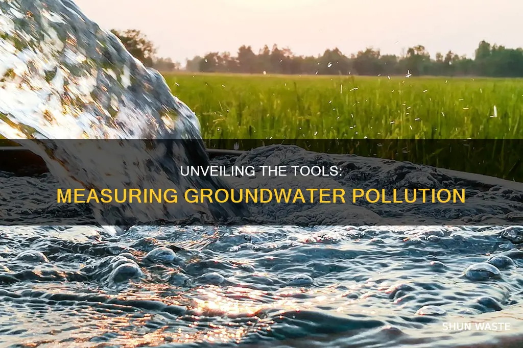 how is ground water pollution measured