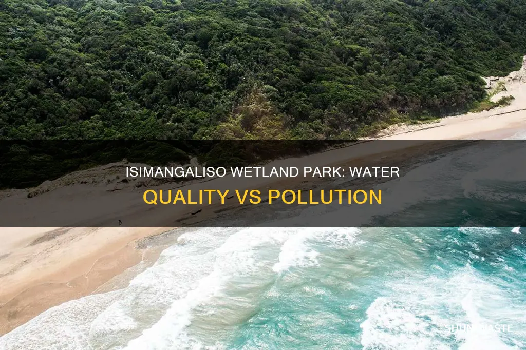 how is isimangaliso wetland park water quality threatened by pollution