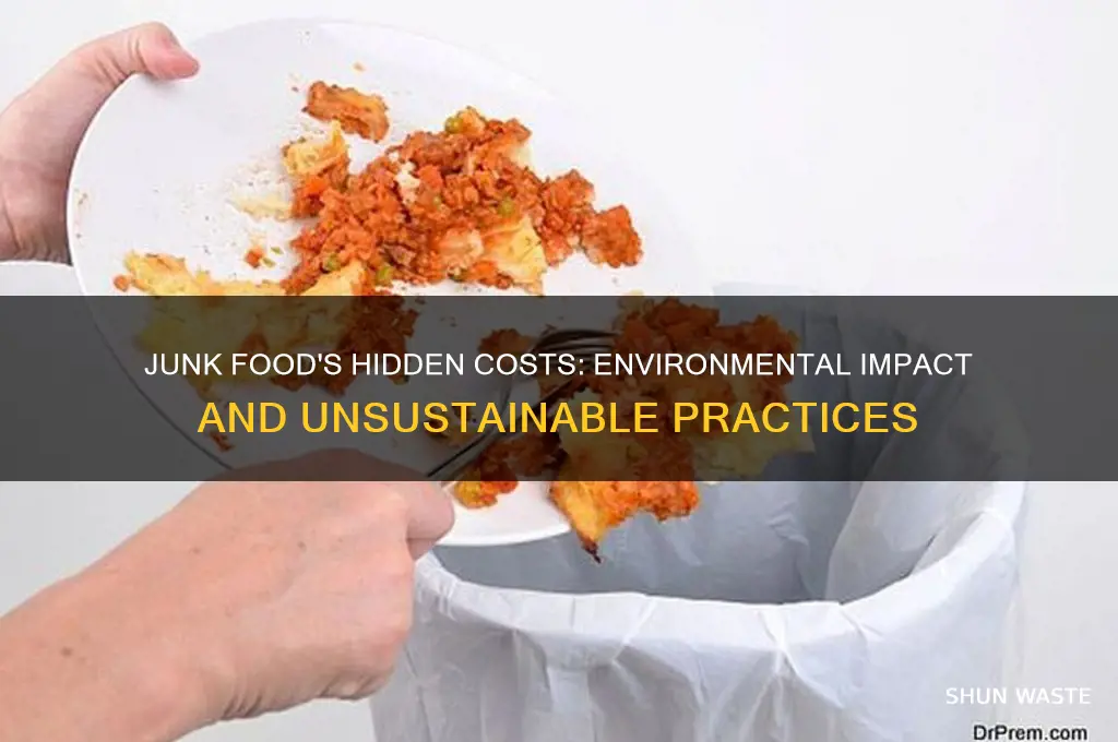 how is junk food bad for the environment
