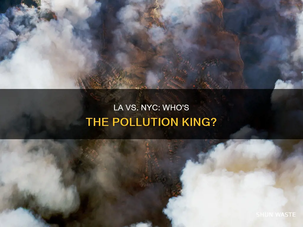 how is la more polluted than new york