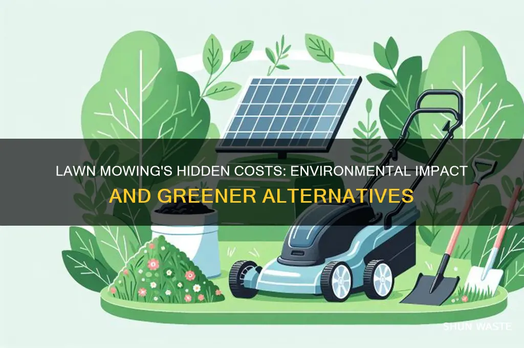 how is mowing your lawn bad for the environment