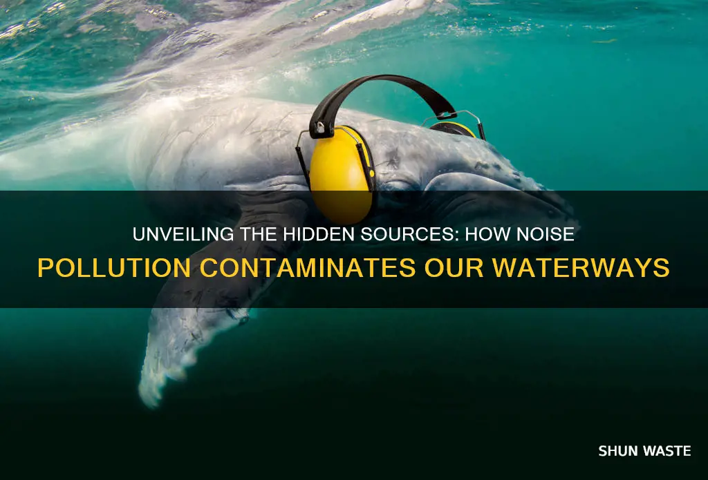 how is noise pollution put into water