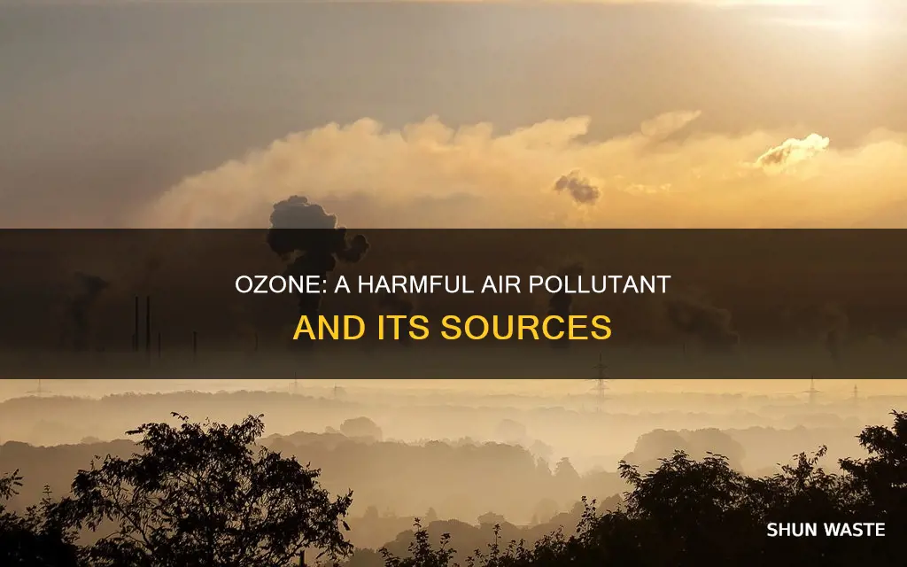 how is ozone an air pollutant