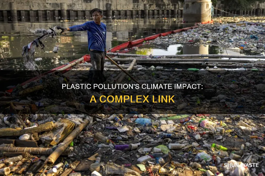 how is plastic pollution linked to climate change