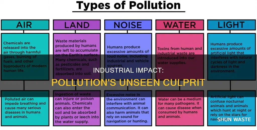 how is pollution affected by industry