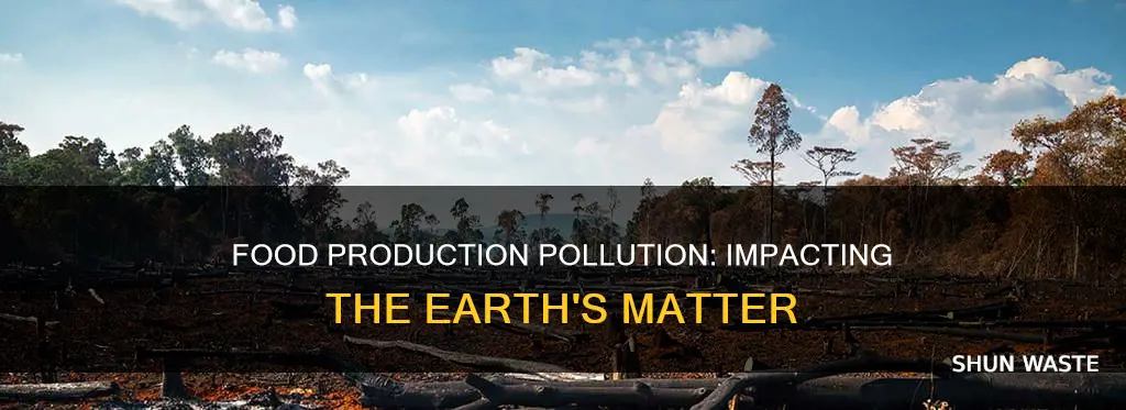 how is pollution from food production affecting matter