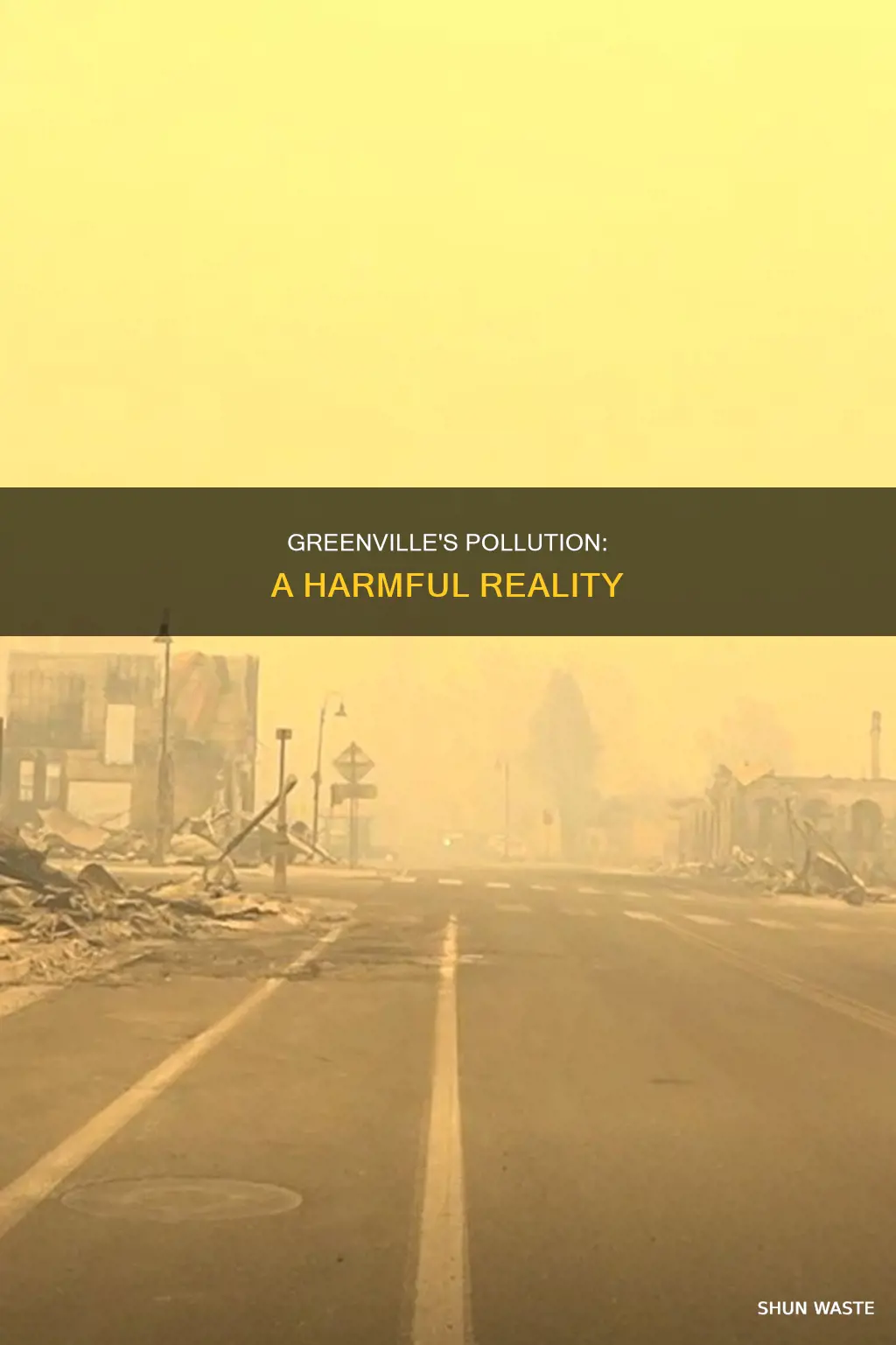 how is pollution harmful to greenville ms
