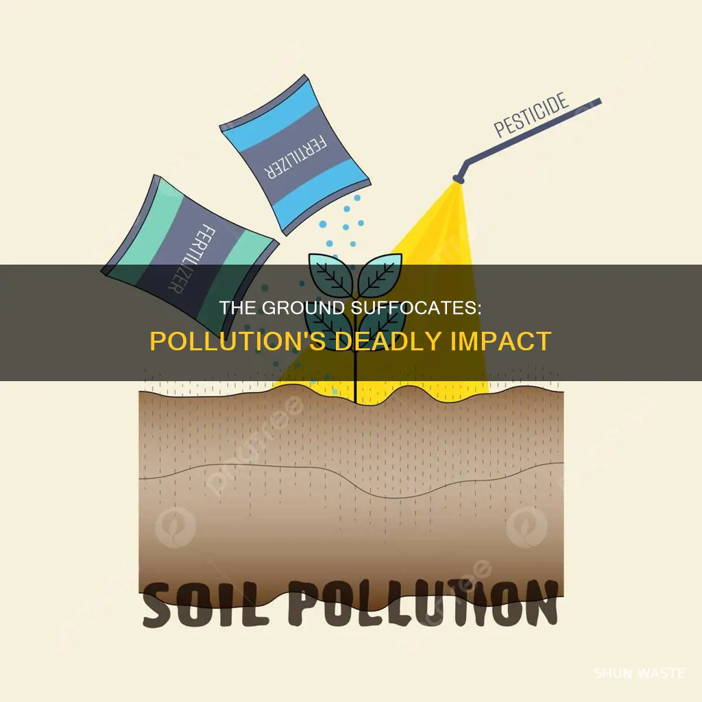 how is pollution ruining the ground