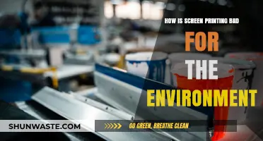 Screen Printing's Environmental Impact: Harmful Practices and Sustainable Alternatives