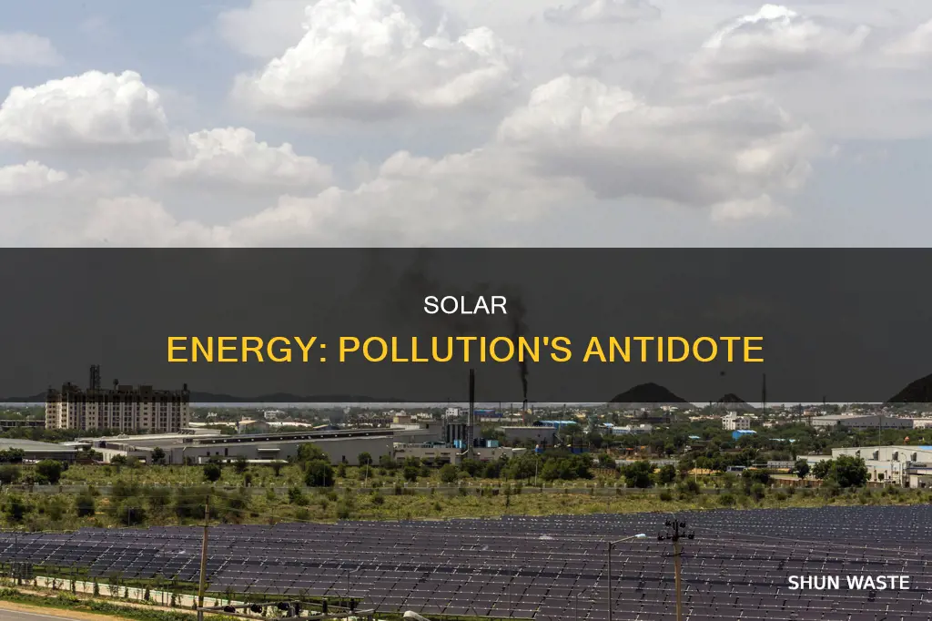 how is solar energy associated with pollution