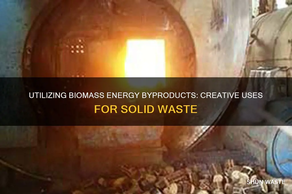 how is solid waste from biomass energy used