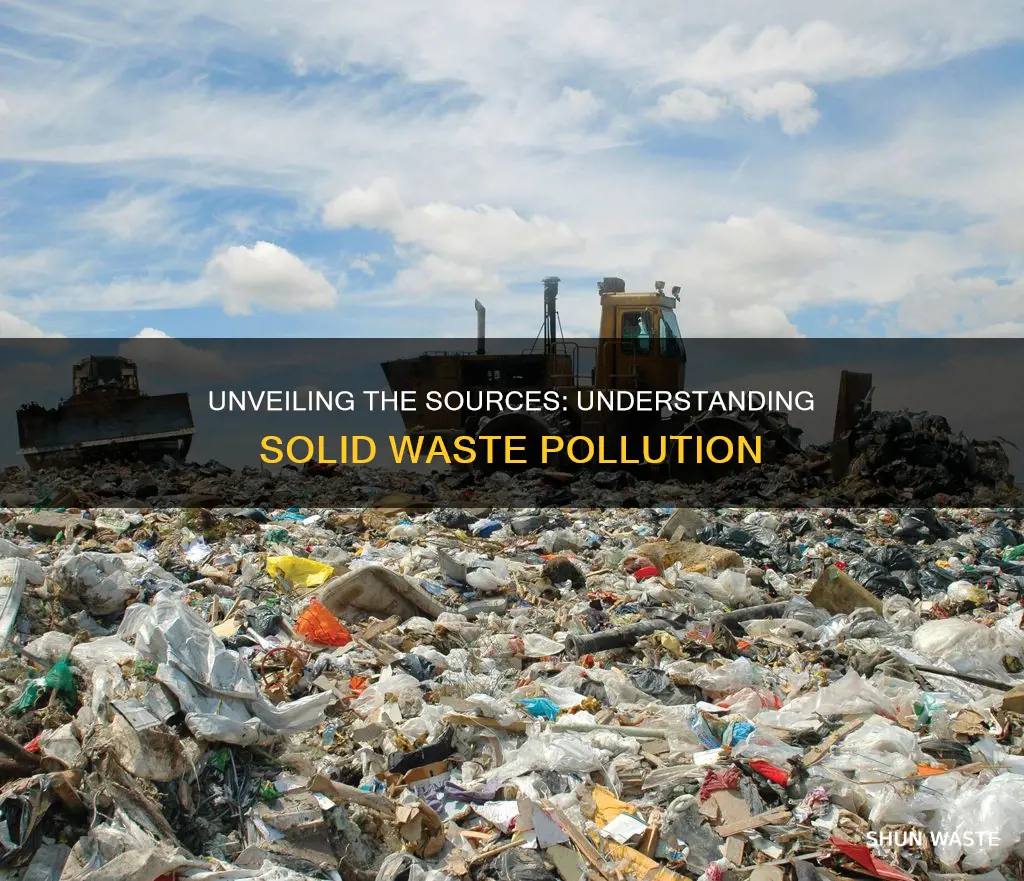 how is solid waste pollution caused