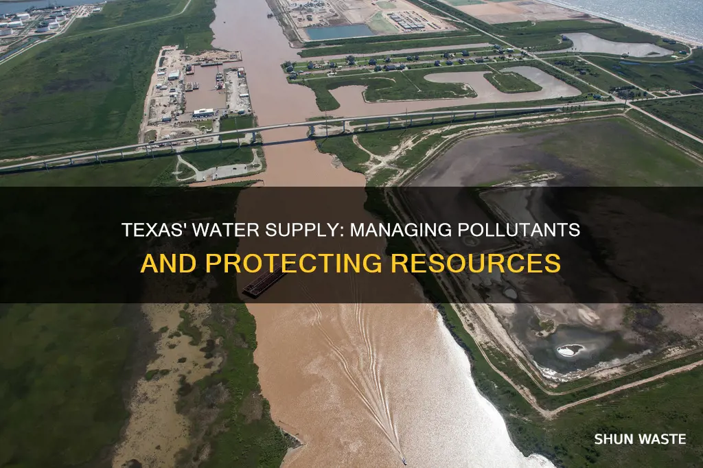 how is texas taking care of its water supply pollutants