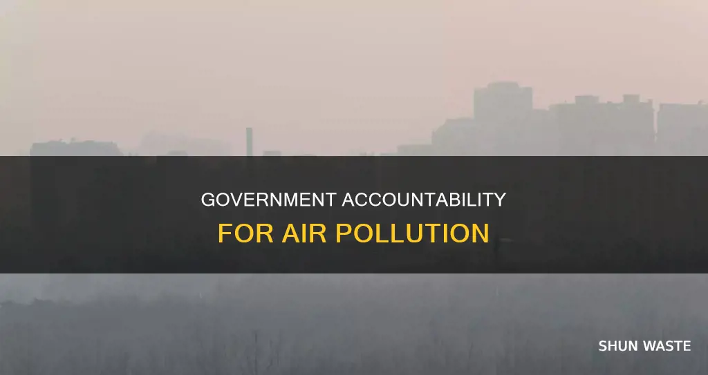 how is the government responsible for air pollution