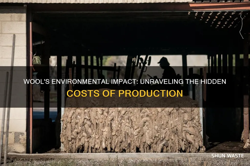how is the production of wool bad for the environment