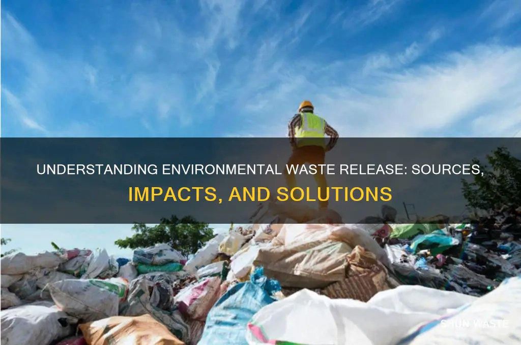 how is waste released into the enviroment