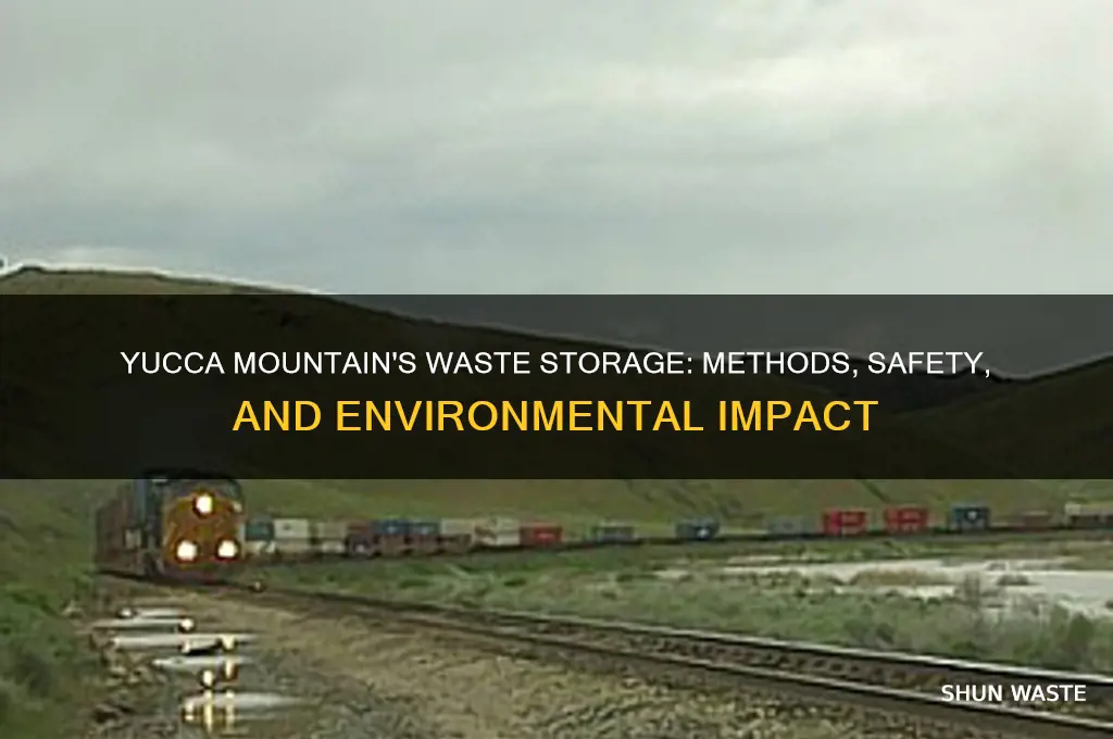 how is waste stored at yucca mountain