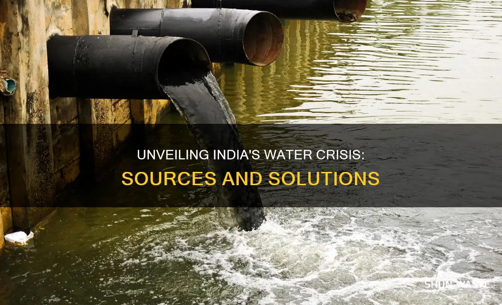 how is water pollution caused in india